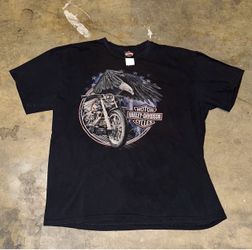 Vintage Harley-Davidson Little Rock Graphic T-Shirt