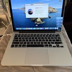 MacBook Pro (Retina, 13-inch, Early 2013)  A1502 EMC 2835 3 GHz Dual-Core Intel Core i7 8 GB 500GB Flash Storage macOS Catalina