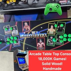 WWF / WWE Wrestlefest Arcade Table Top Console NOT Pandoras Box Hulk Hogan