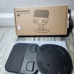 IPad Stand for Desk, Foldable 360° Rotating Tablet Stand, Super Stable & Portable iPad Tablet Holder for Office, Kitchen, Compatible with 4"-13" iPad 