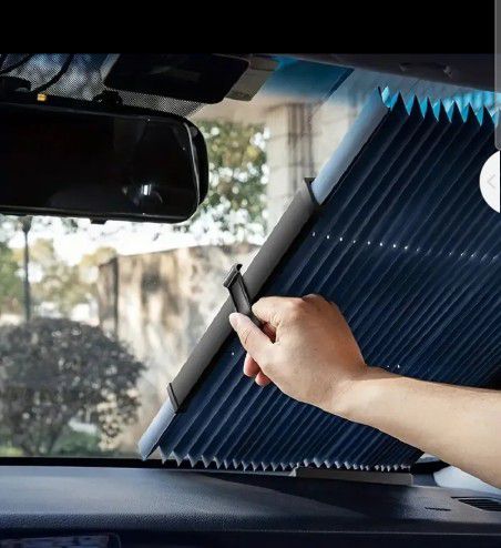 Car Front/Rear Window Sunshades Retractable 
Windshield Curtains for Sun Visor Car Sun 
Shades Summer UV Blocking Sun Protective 
A A A A 
a. 
a.