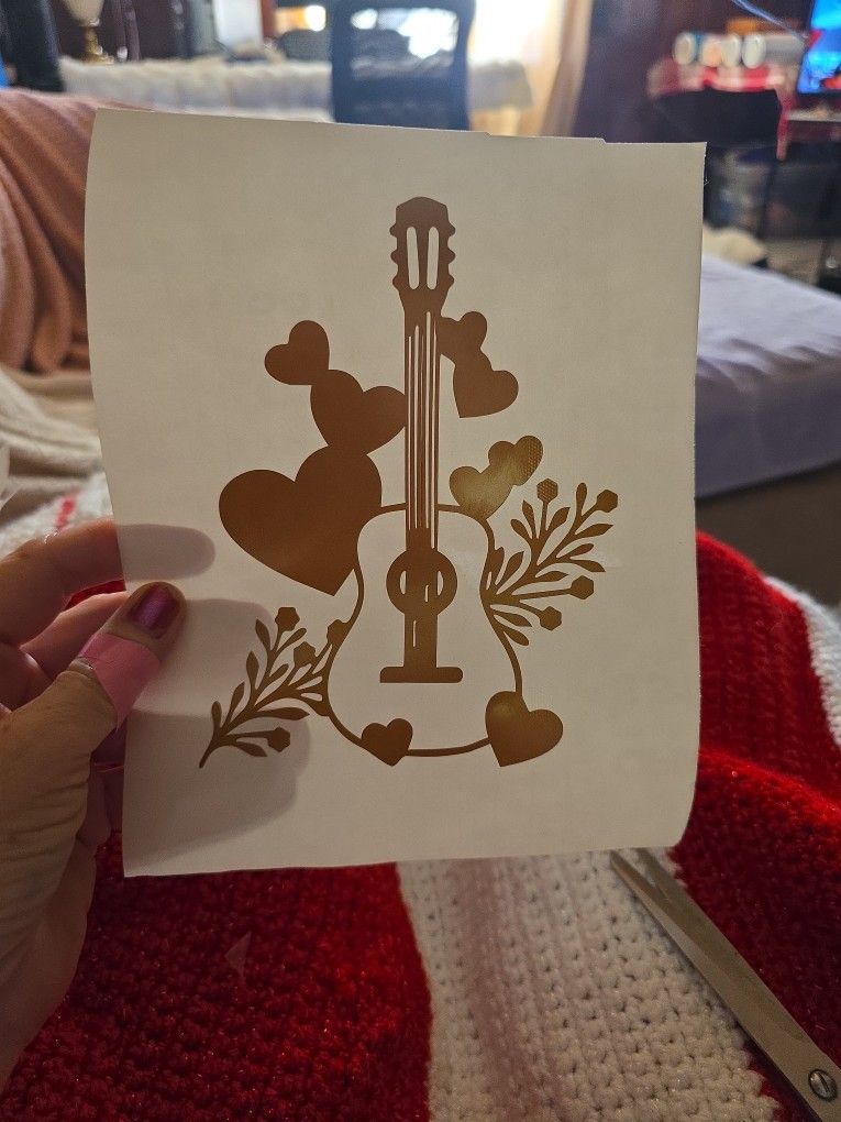Guitar Sticker 
