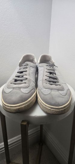 Brunello Cucinelli Men's Gray Suede & Wool Low-Top Sneakers Luxury Italian-craft