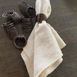 Crate & Barrel Napkin Rings