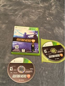 Xbox 360 Guitar Hero Live game with Dongle Only.