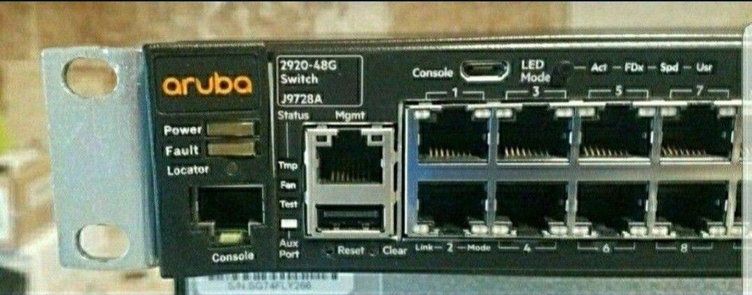HP ARUBA 2920-48G J9728A 48-PORT 4*SFP GIGABIT ETHERNET MANAGED NETWORK SWITCH
