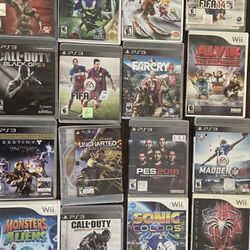 Rare Ps3 Games And Wii Games Some Don’t Have Disc 
