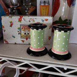 New Whimsical Taper Candle Holder Set