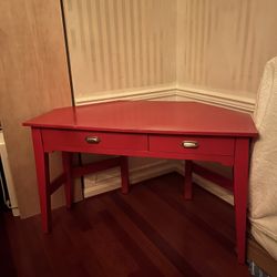 Nice Red Corner Desk! 