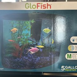 GloFish 5 Gallon Aquarium kit - Brand New