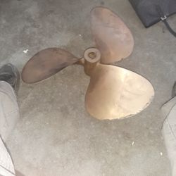 Antique Brass Propeller 
