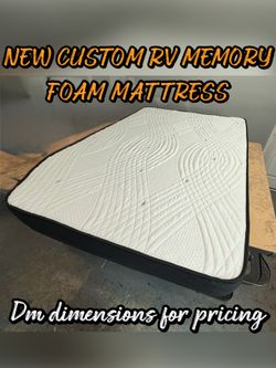 NEW CUSTOM RV MEMORY FOAM MATTRESS