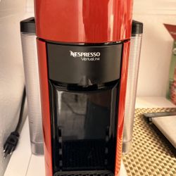 Nespresso Vertuo Coffee and Espresso Machine Shiny Red