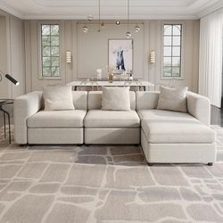 4 Seaters L Shaped Sofa 
