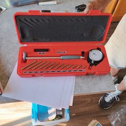 2 To 6 " Dial Bore Gauge And 235 -80R2517 Tire 