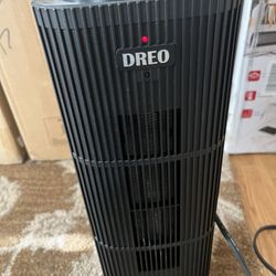 Dreo Black 1500W Electric 5 Speed Automatic Shutoff Ceramic Heater for 270 sq ft