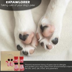 🔥 Dog Anti-Slip Paw Socks (4pc) | NEW | $18 Value | $15 CASH