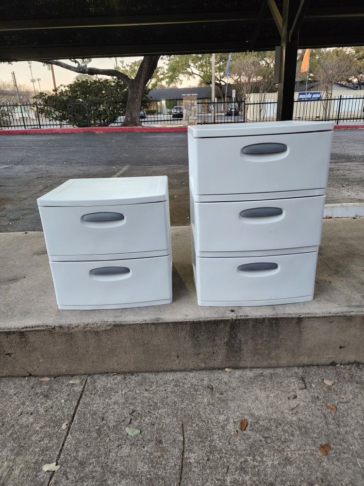 2 Pieces Sterilite Heavy Duty Drawer Storage