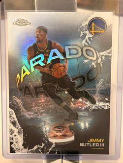2025-26 Topps Chrome Update Jimmy Butler III Paradox SSP Case Hit #PX-3 Warriors