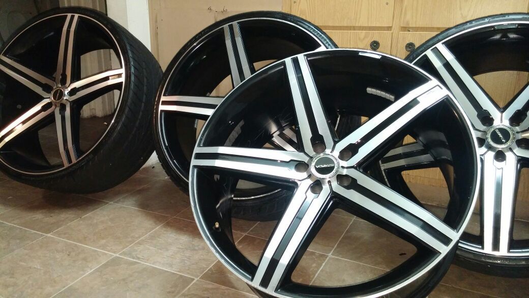 24 INCH IROC RIMS AND TIRES