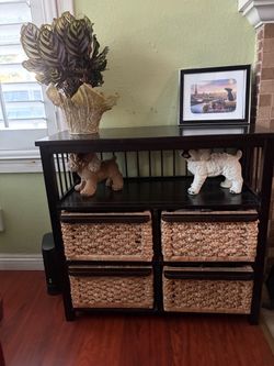 Wooden Storage Shelf