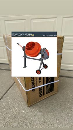 YARDAMAX  4 cu. ft. Concrete Mixer
