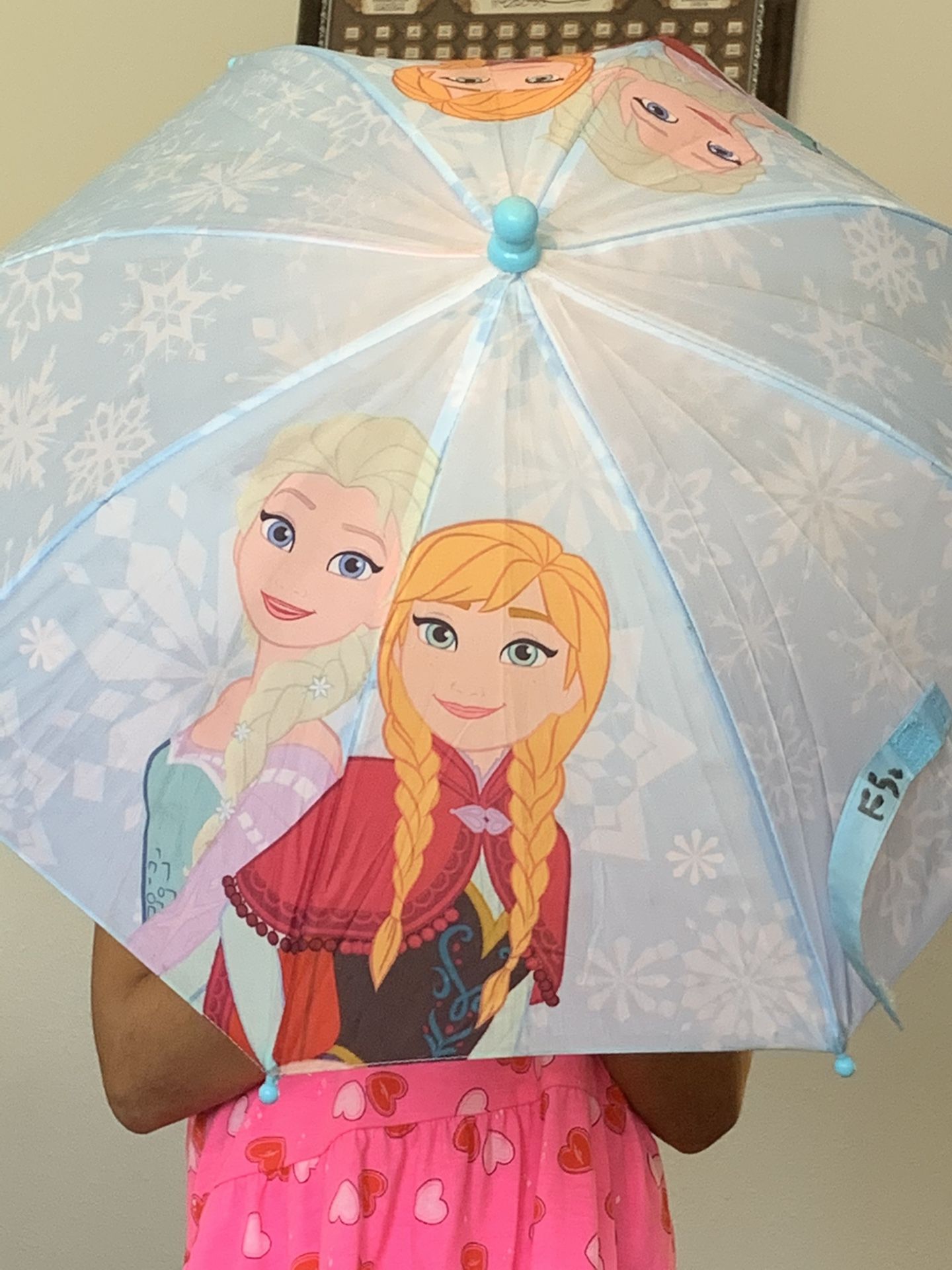 2 of These $5 each. Elsa and Ana (frozen) little girl’s umbrellas