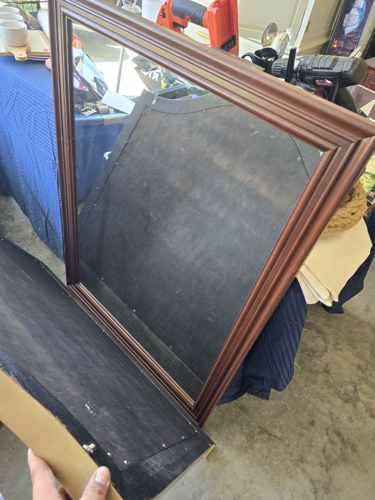 Old Dusty Mirrors That My GF Came Home With For Some Reason