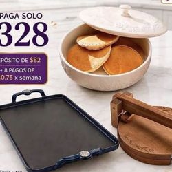 Disponible Set Para Aser Tortillas 
