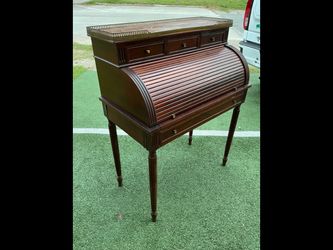 Antique Mahogany Roll Top Writing Desk