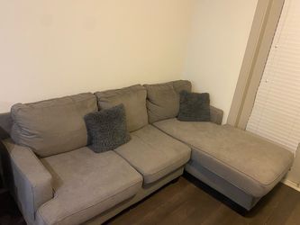 Light Gray Sectional Couch