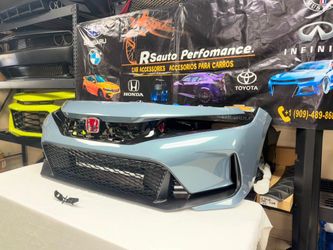 Complete Front Bumper Cover For 2022 2023 2024+ 2025 Honda Civic Sedan Type R Style Paind code NH877
