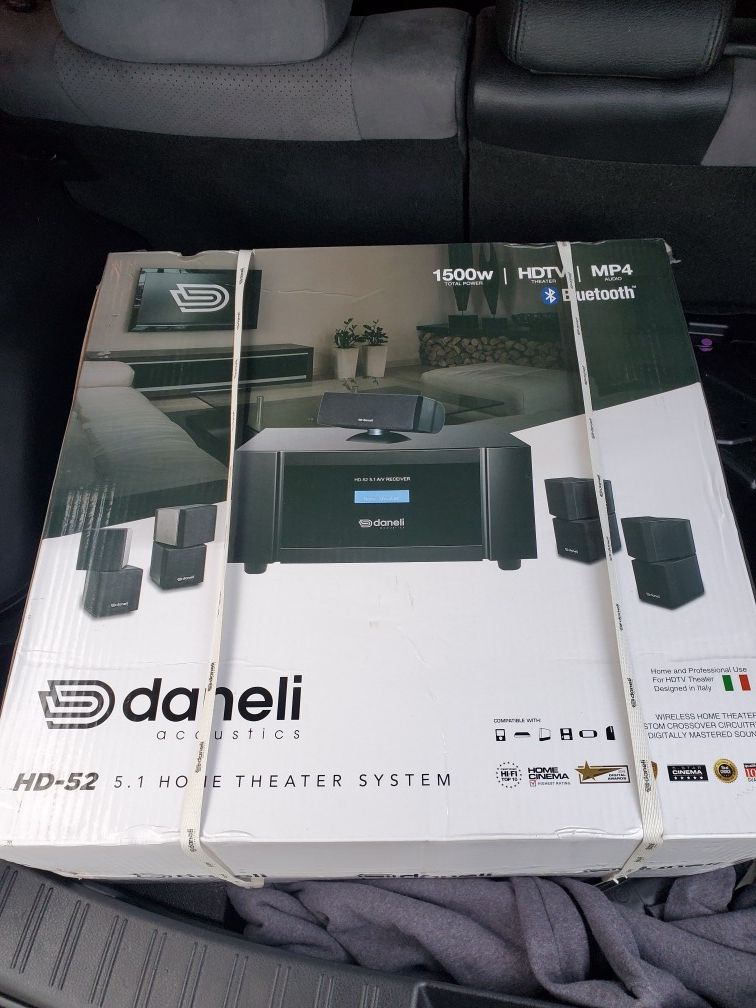 Daneli 1500w 5.1 home theater system