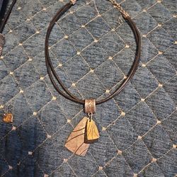 A rarely used silver necklace