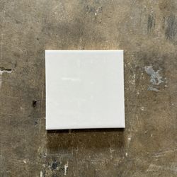 Semi Gloss 4x4 White Tile 