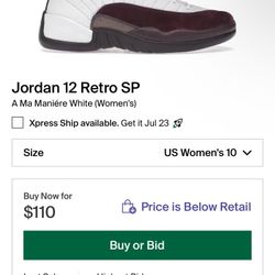 Jordan 12 retro SP