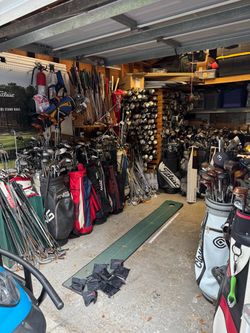 Golf garage sale starts now !!