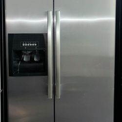 Whirlpool Side By Side Refrigerator (Stainless)