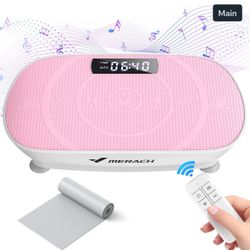MERACH Vibration Plate Exercise Machine, Whole Body Workout Equipment for Women,