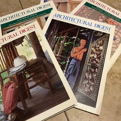Vintage Architectural Digest Magazines (priced in description)