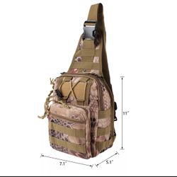 Single Shoulder Molle Sling Chest Satchel Daypack Bag