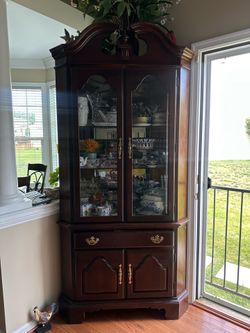 Vintage Corner Cabinet