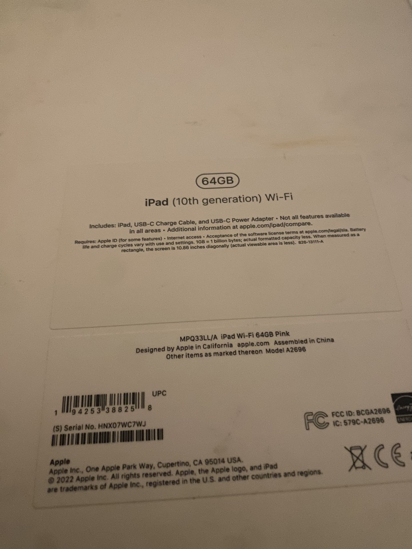 iPad apple tablet