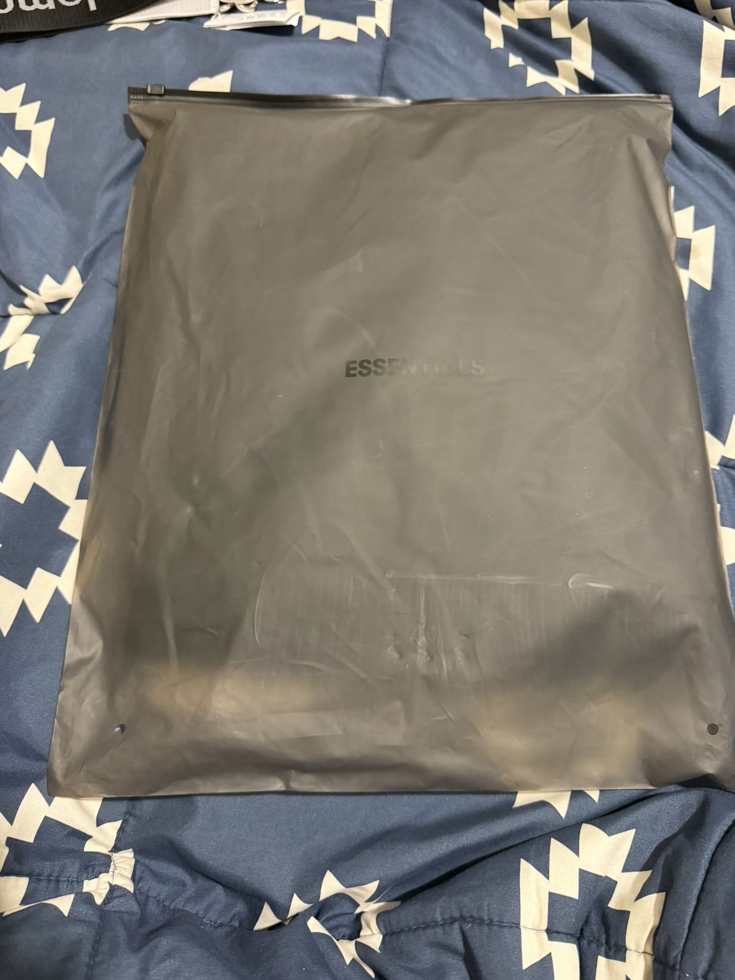 Essentials Hoodie Jet Black S 100% Authentic