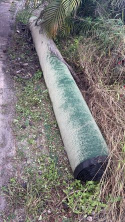 Giant roll of turf fake grass