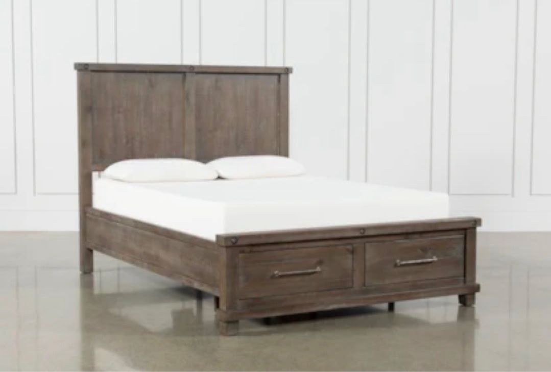 Living Spaces Queen Bed Frame