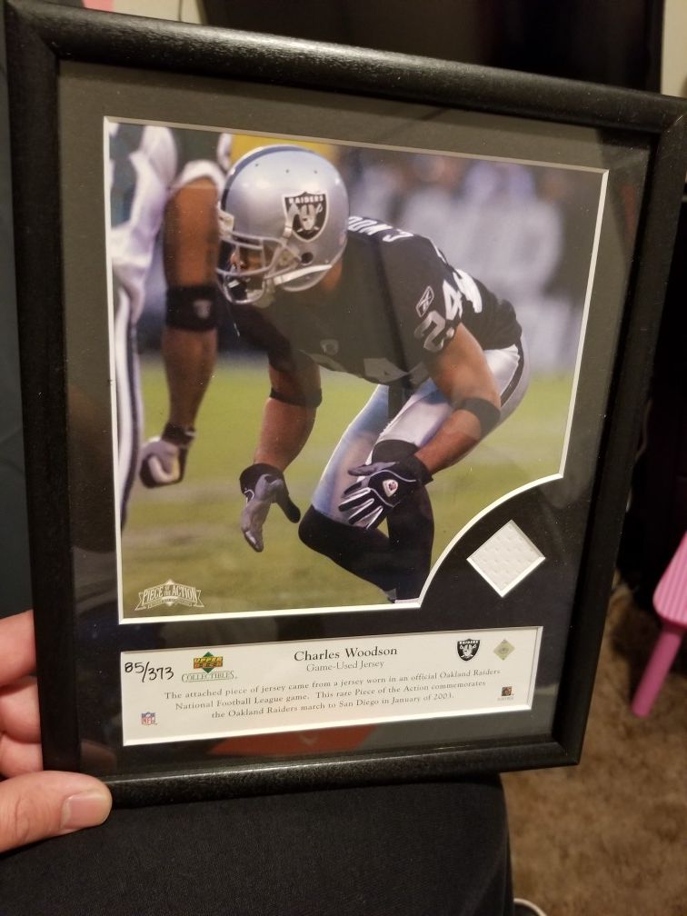 Charles Woodson numbered frame