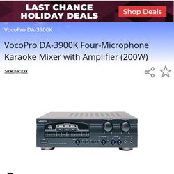 Oakridge Karaoke Amplifier 100$