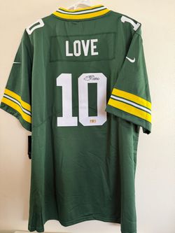 JORDAN LOVE SIGNED GREEN BAY PACKERS QB AUTOGRAPHED NIKE JERSEY W/COA - XXL 23-3