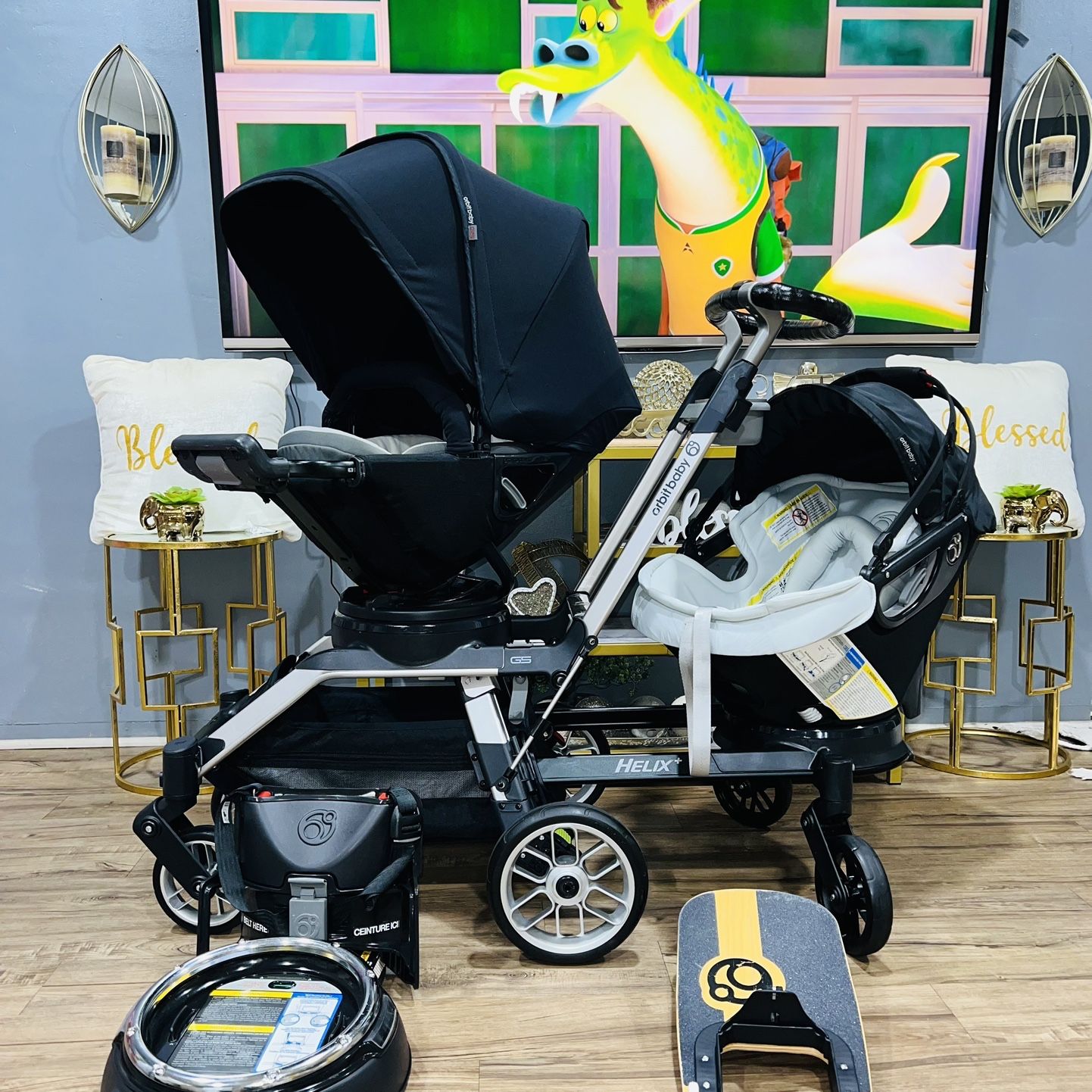 jetkids stokke Stokke JetKids BedBox Midnight Grey